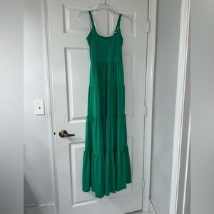 Boston Proper Green Maxi Dress!